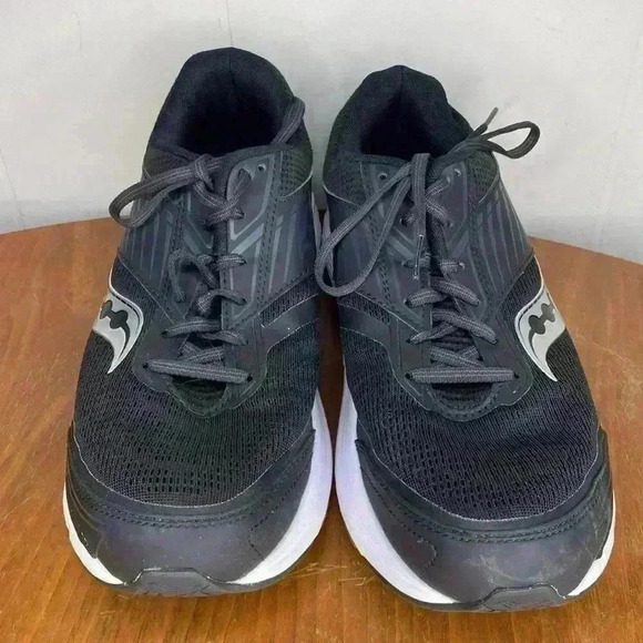 Saucony Echelon 8 Womens Running Walking Shoes Black Sneakers Sz 11 Wide - Picture 2 of 8